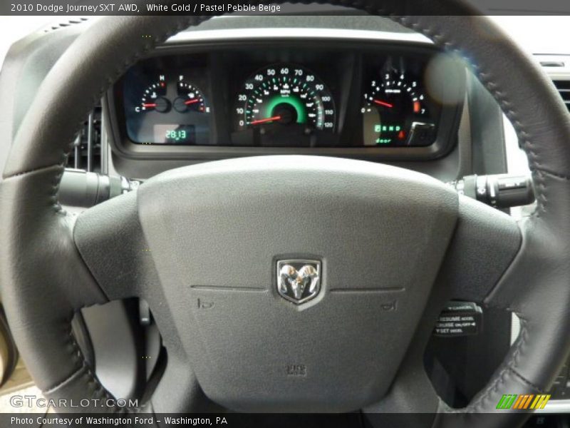 White Gold / Pastel Pebble Beige 2010 Dodge Journey SXT AWD
