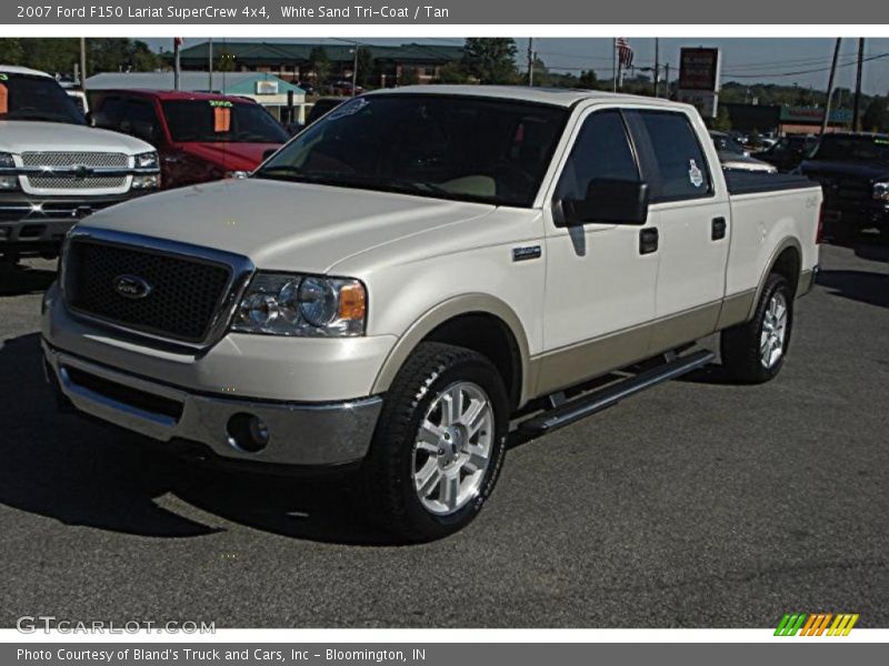 White Sand Tri-Coat / Tan 2007 Ford F150 Lariat SuperCrew 4x4