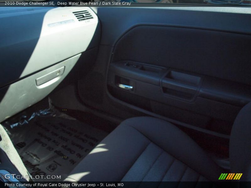 Deep Water Blue Pearl / Dark Slate Gray 2010 Dodge Challenger SE
