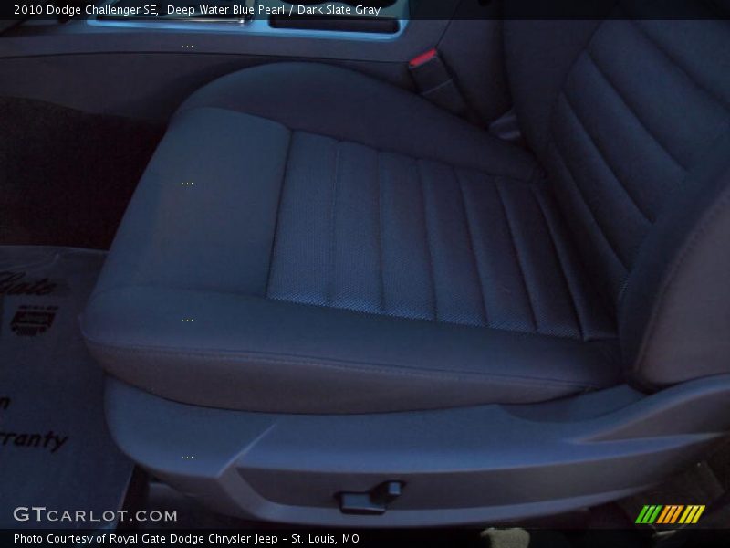 Deep Water Blue Pearl / Dark Slate Gray 2010 Dodge Challenger SE