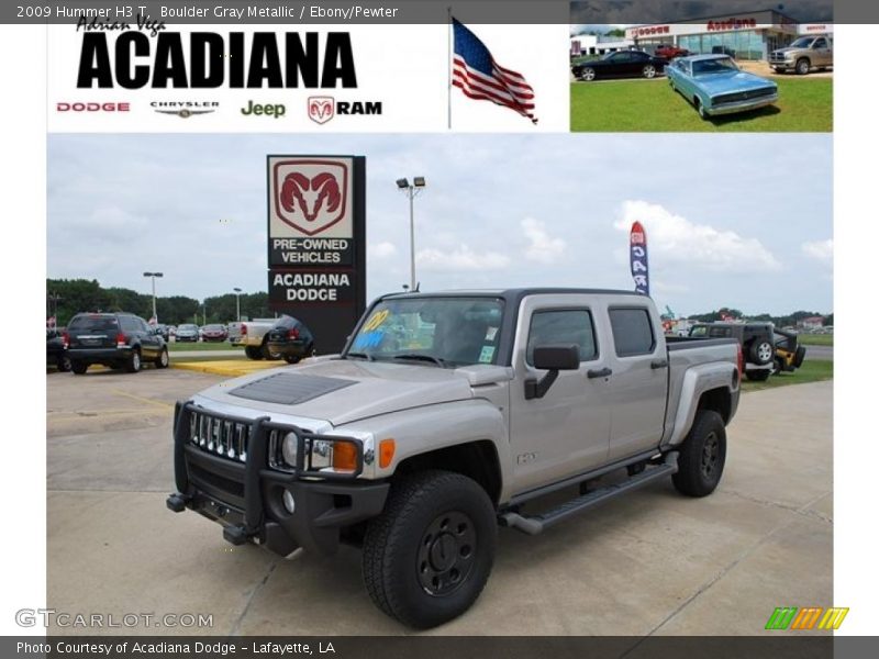 Boulder Gray Metallic / Ebony/Pewter 2009 Hummer H3 T