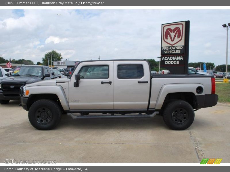 Boulder Gray Metallic / Ebony/Pewter 2009 Hummer H3 T