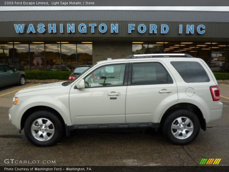 Light Sage Metallic / Stone 2009 Ford Escape Limited