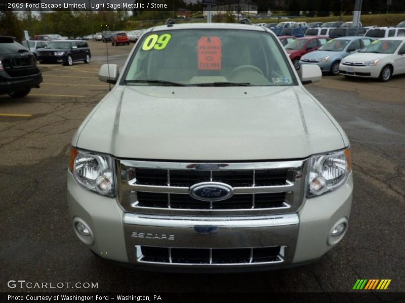 Light Sage Metallic / Stone 2009 Ford Escape Limited