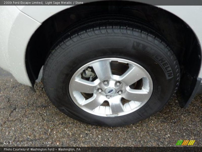 Light Sage Metallic / Stone 2009 Ford Escape Limited
