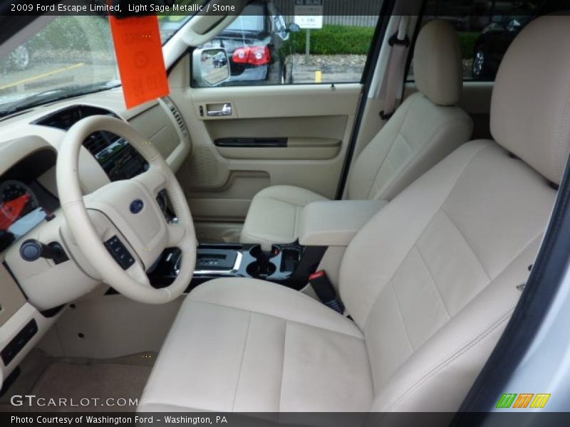 Light Sage Metallic / Stone 2009 Ford Escape Limited