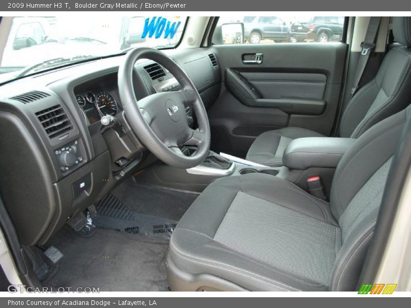 Boulder Gray Metallic / Ebony/Pewter 2009 Hummer H3 T