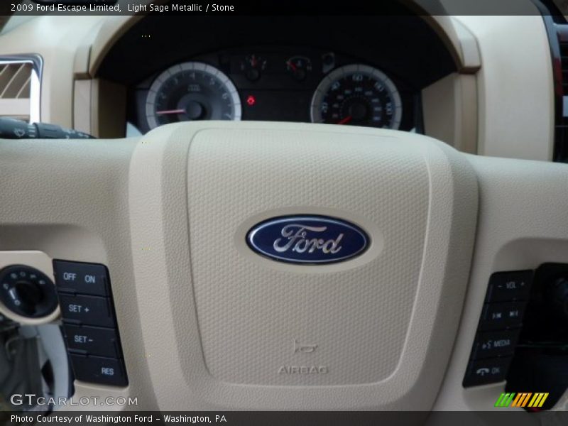 Light Sage Metallic / Stone 2009 Ford Escape Limited