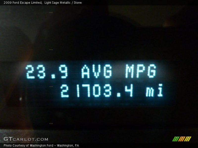 Light Sage Metallic / Stone 2009 Ford Escape Limited