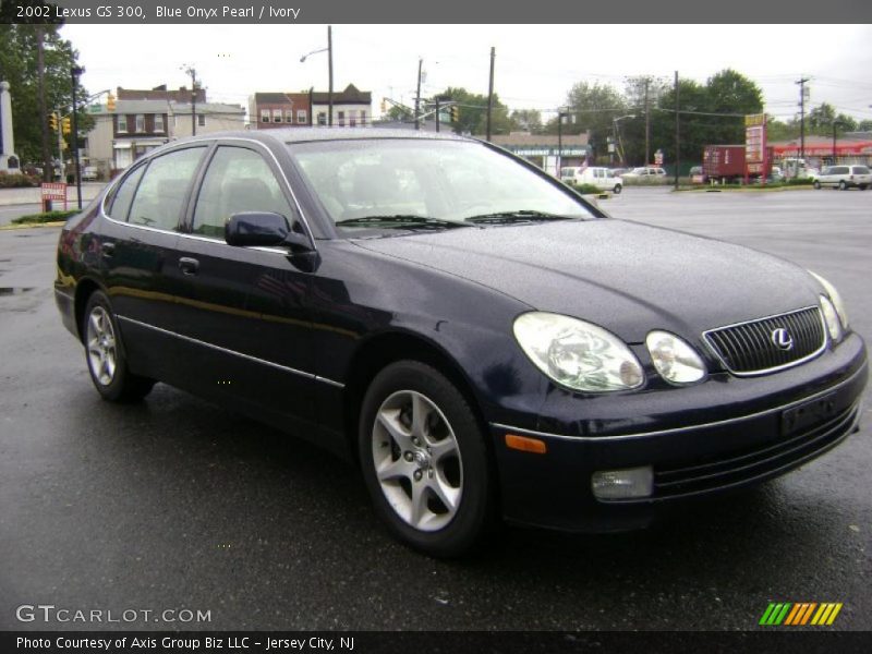 Blue Onyx Pearl / Ivory 2002 Lexus GS 300