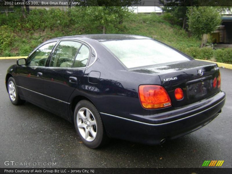 Blue Onyx Pearl / Ivory 2002 Lexus GS 300