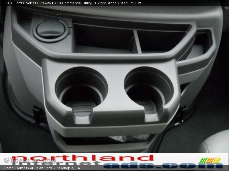 Oxford White / Medium Flint 2010 Ford E Series Cutaway E350 Commercial Utility