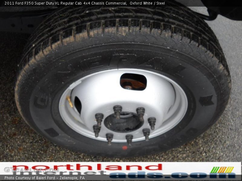 Oxford White / Steel 2011 Ford F350 Super Duty XL Regular Cab 4x4 Chassis Commercial