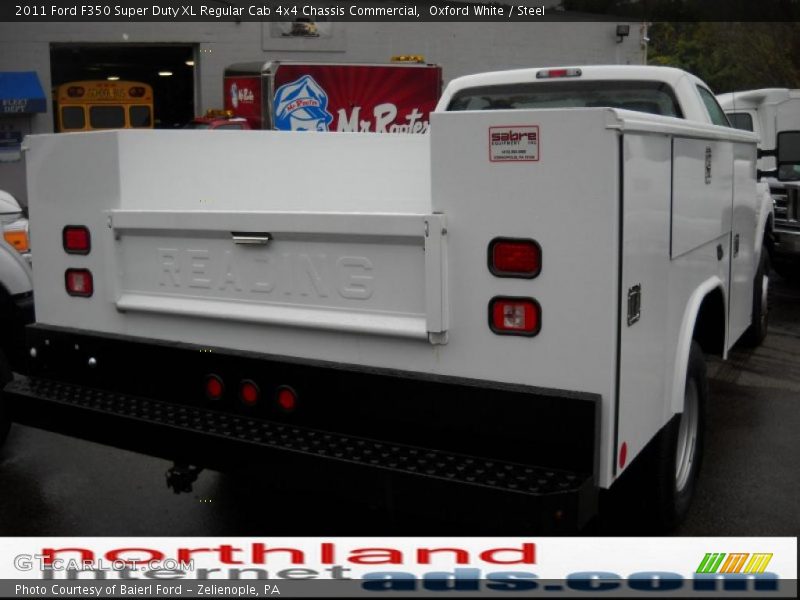 Oxford White / Steel 2011 Ford F350 Super Duty XL Regular Cab 4x4 Chassis Commercial