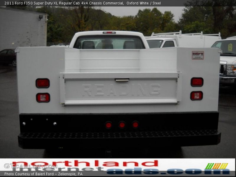 Oxford White / Steel 2011 Ford F350 Super Duty XL Regular Cab 4x4 Chassis Commercial
