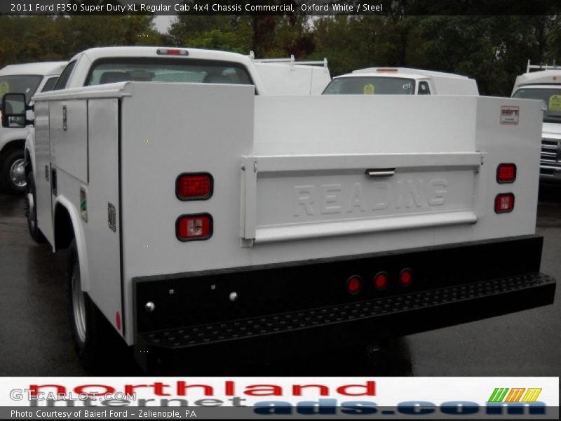 Oxford White / Steel 2011 Ford F350 Super Duty XL Regular Cab 4x4 Chassis Commercial