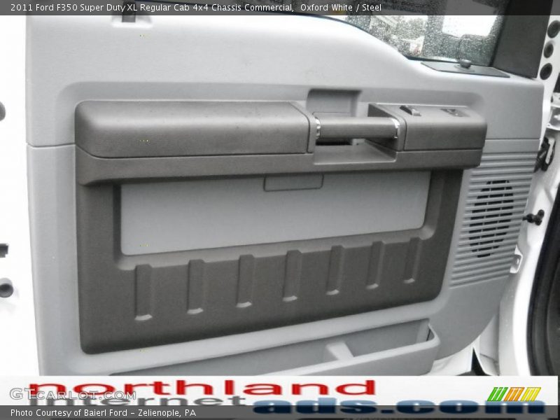 Oxford White / Steel 2011 Ford F350 Super Duty XL Regular Cab 4x4 Chassis Commercial