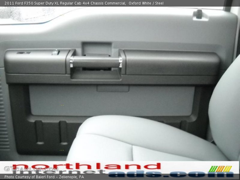 Oxford White / Steel 2011 Ford F350 Super Duty XL Regular Cab 4x4 Chassis Commercial