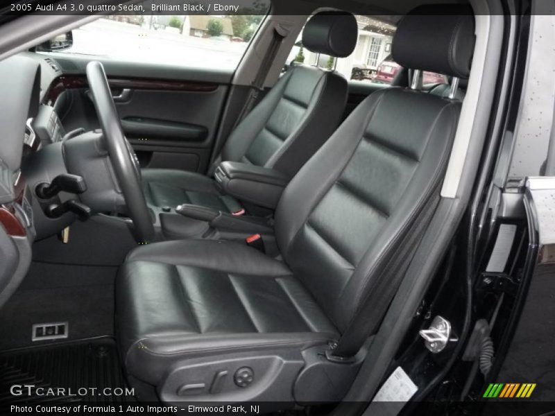 Brilliant Black / Ebony 2005 Audi A4 3.0 quattro Sedan