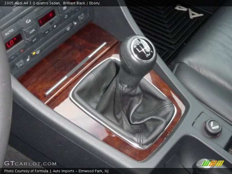 Brilliant Black / Ebony 2005 Audi A4 3.0 quattro Sedan