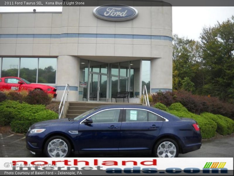 Kona Blue / Light Stone 2011 Ford Taurus SEL
