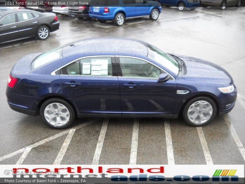 Kona Blue / Light Stone 2011 Ford Taurus SEL