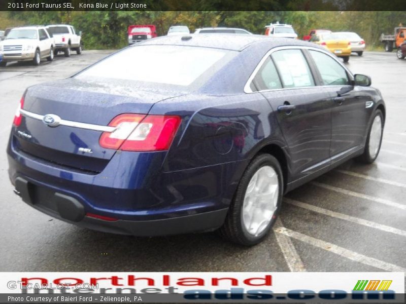 Kona Blue / Light Stone 2011 Ford Taurus SEL