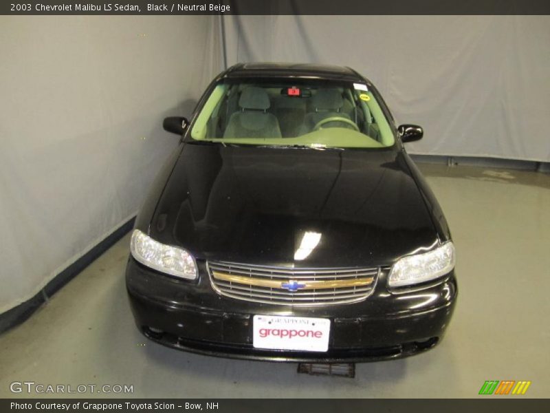 Black / Neutral Beige 2003 Chevrolet Malibu LS Sedan
