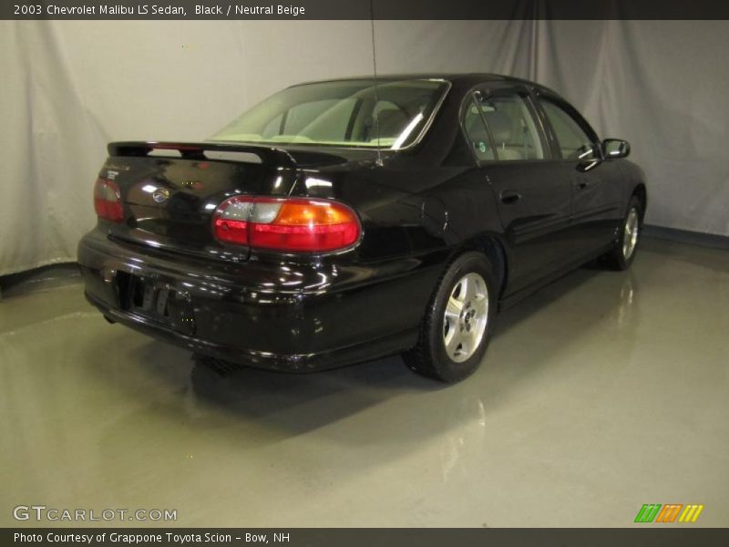 Black / Neutral Beige 2003 Chevrolet Malibu LS Sedan