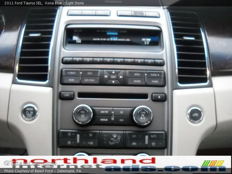 Kona Blue / Light Stone 2011 Ford Taurus SEL