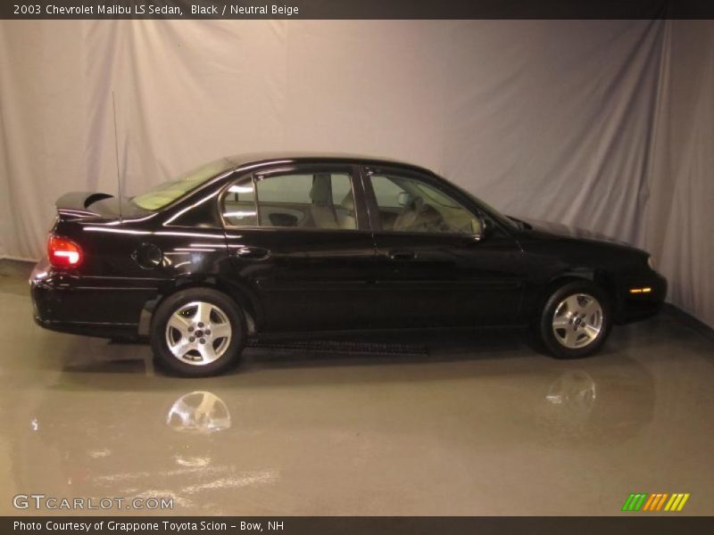 Black / Neutral Beige 2003 Chevrolet Malibu LS Sedan