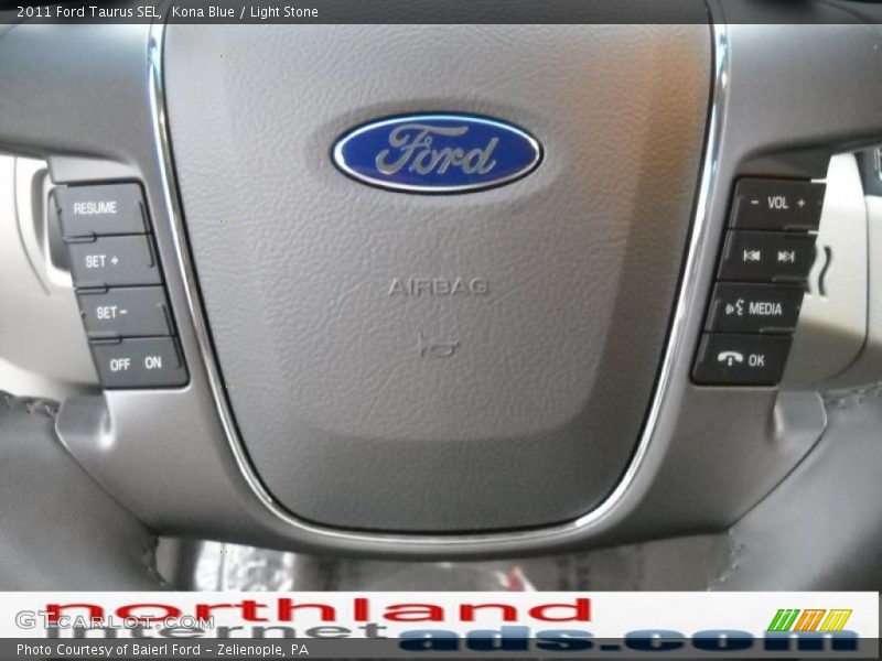 Kona Blue / Light Stone 2011 Ford Taurus SEL