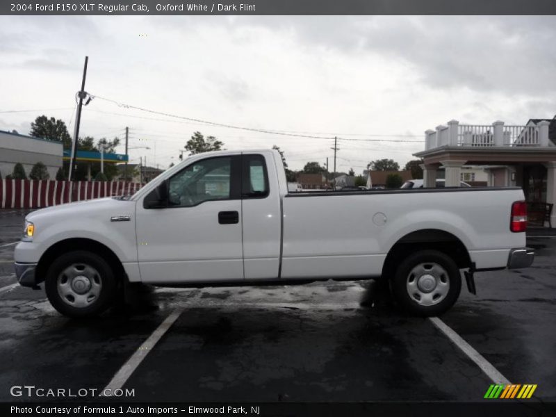 Oxford White / Dark Flint 2004 Ford F150 XLT Regular Cab