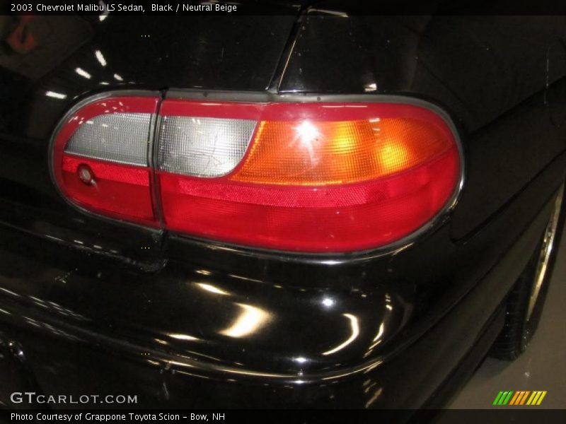 Black / Neutral Beige 2003 Chevrolet Malibu LS Sedan