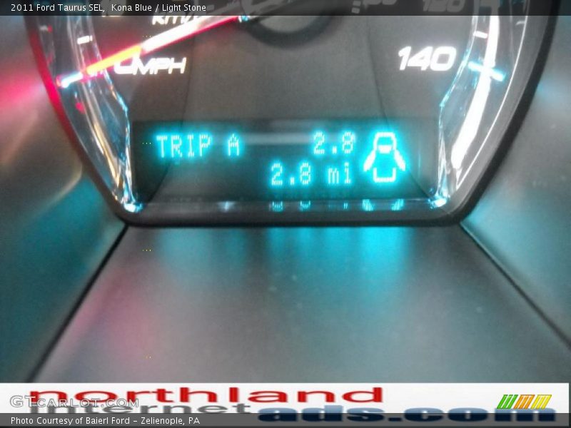 Kona Blue / Light Stone 2011 Ford Taurus SEL