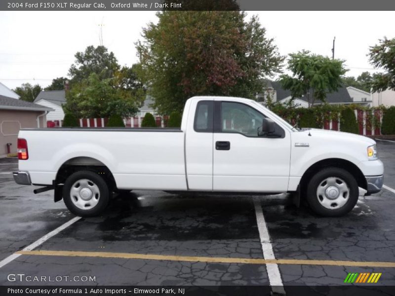 Oxford White / Dark Flint 2004 Ford F150 XLT Regular Cab