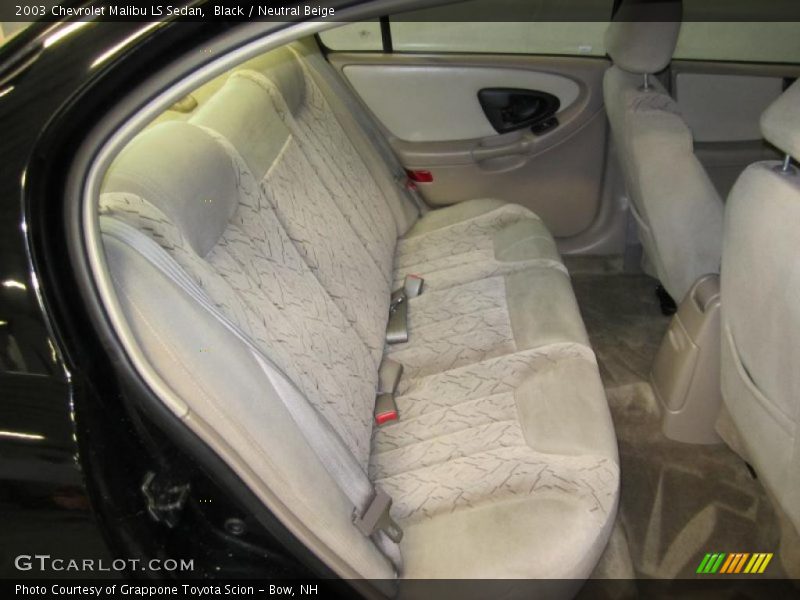Black / Neutral Beige 2003 Chevrolet Malibu LS Sedan