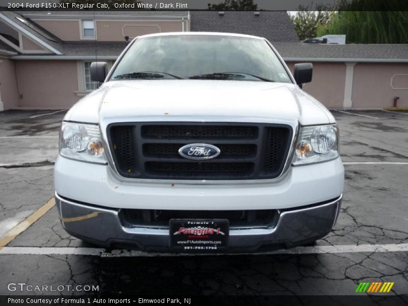 Oxford White / Dark Flint 2004 Ford F150 XLT Regular Cab