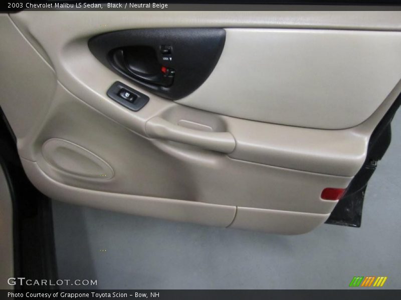 Black / Neutral Beige 2003 Chevrolet Malibu LS Sedan