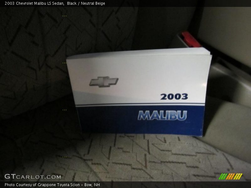 Black / Neutral Beige 2003 Chevrolet Malibu LS Sedan