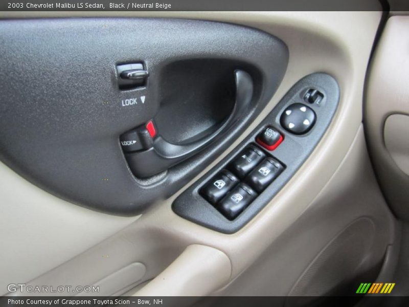 Black / Neutral Beige 2003 Chevrolet Malibu LS Sedan