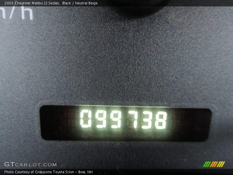 Black / Neutral Beige 2003 Chevrolet Malibu LS Sedan
