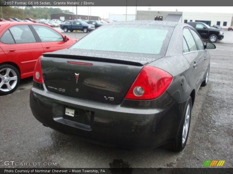 Granite Metallic / Ebony 2007 Pontiac G6 V6 Sedan