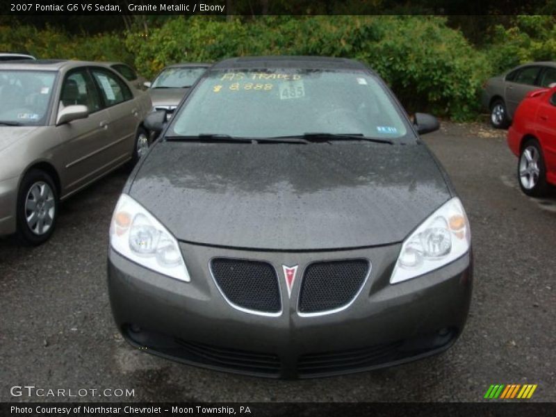 Granite Metallic / Ebony 2007 Pontiac G6 V6 Sedan