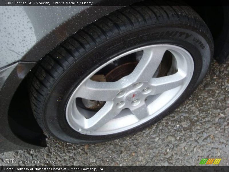 Granite Metallic / Ebony 2007 Pontiac G6 V6 Sedan