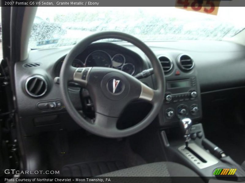 Granite Metallic / Ebony 2007 Pontiac G6 V6 Sedan