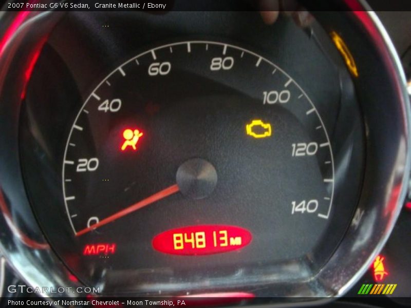 Granite Metallic / Ebony 2007 Pontiac G6 V6 Sedan