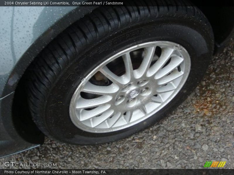 Onyx Green Pearl / Sandstone 2004 Chrysler Sebring LXi Convertible