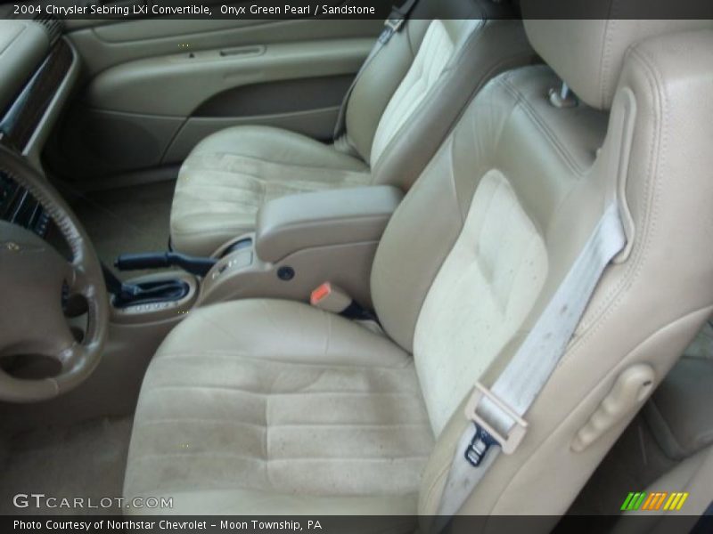 Onyx Green Pearl / Sandstone 2004 Chrysler Sebring LXi Convertible