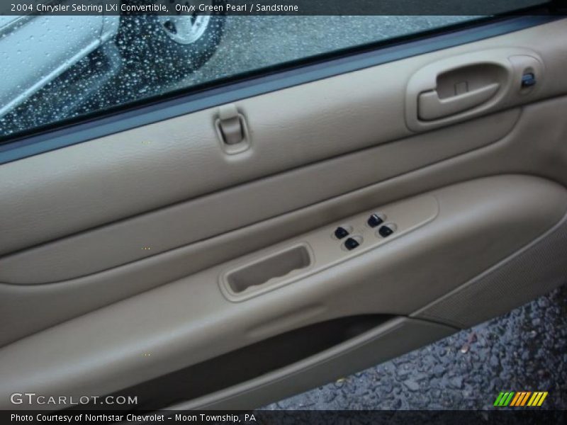 Onyx Green Pearl / Sandstone 2004 Chrysler Sebring LXi Convertible